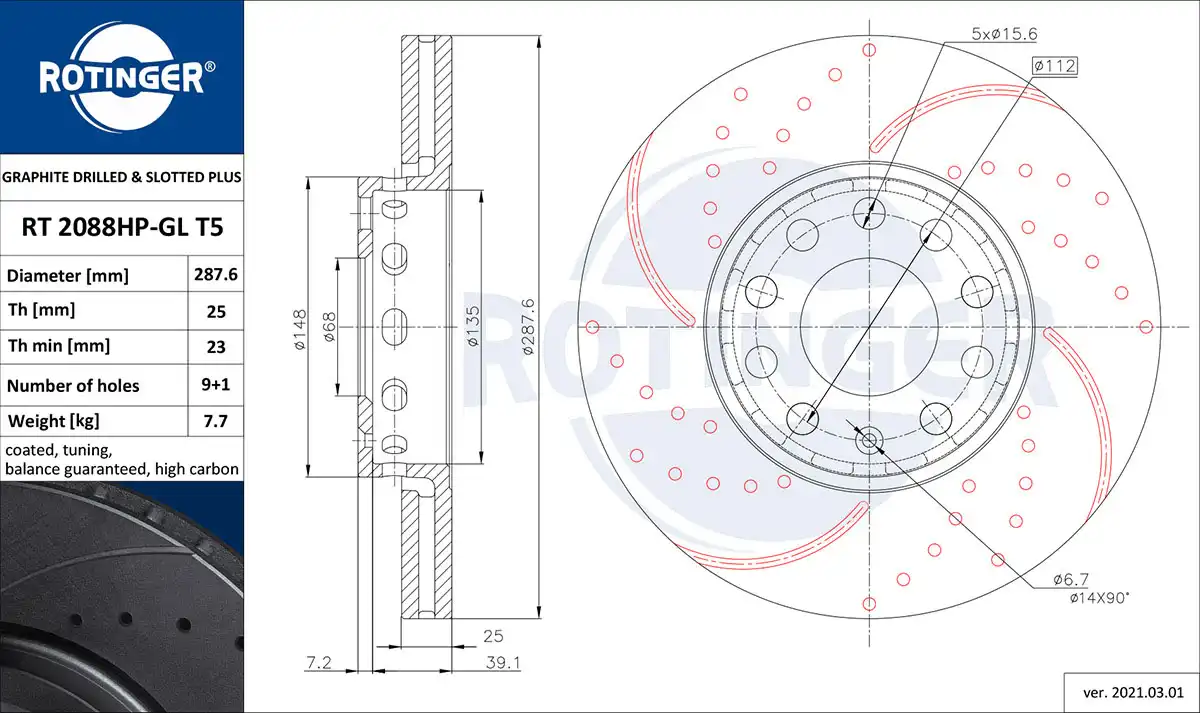 ROTINGER RT 2088HP-GL T5