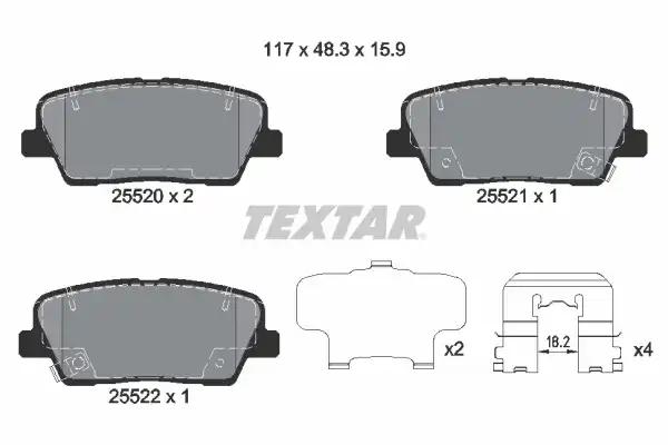 TEXTAR 2552001
