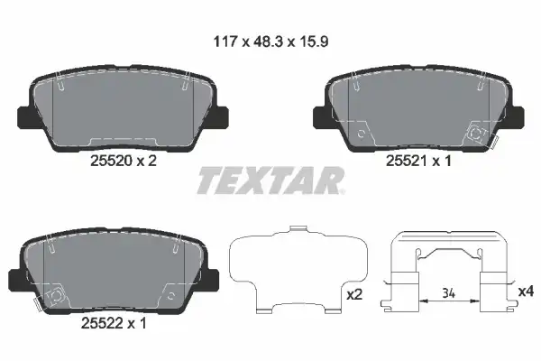 TEXTAR 2552003