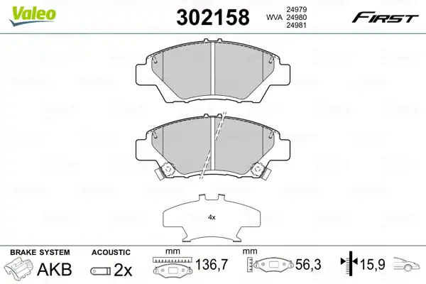 VALEO 302158