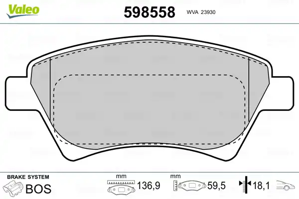 VALEO 598558