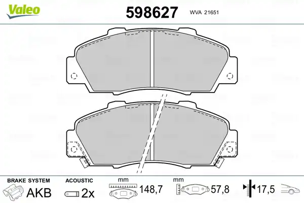 VALEO 598627