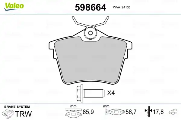 VALEO 598664
