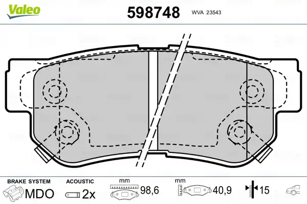 VALEO 598748