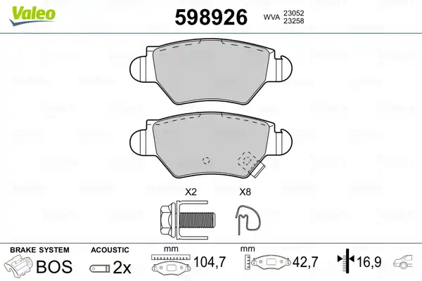 VALEO 598926