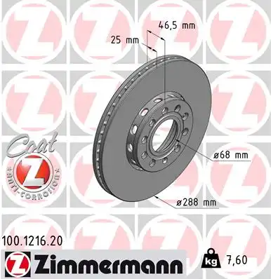 ZIMMERMANN 100.1216.20