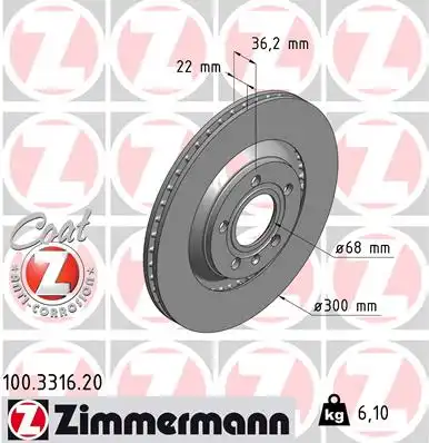 ZIMMERMANN 100.3316.20