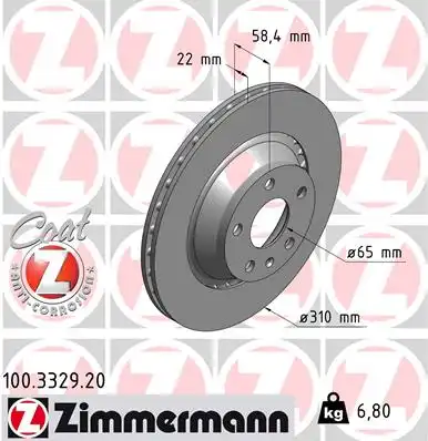 ZIMMERMANN 100.3329.20