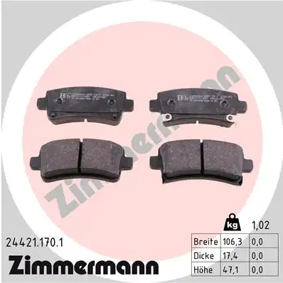 ZIMMERMANN 24421.170.1