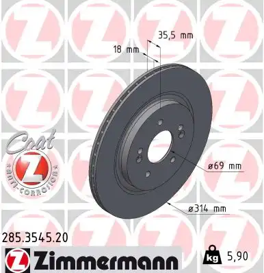 ZIMMERMANN 285.3545.20