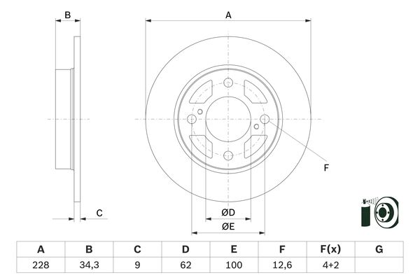 BOSCH 0 986 479 F38