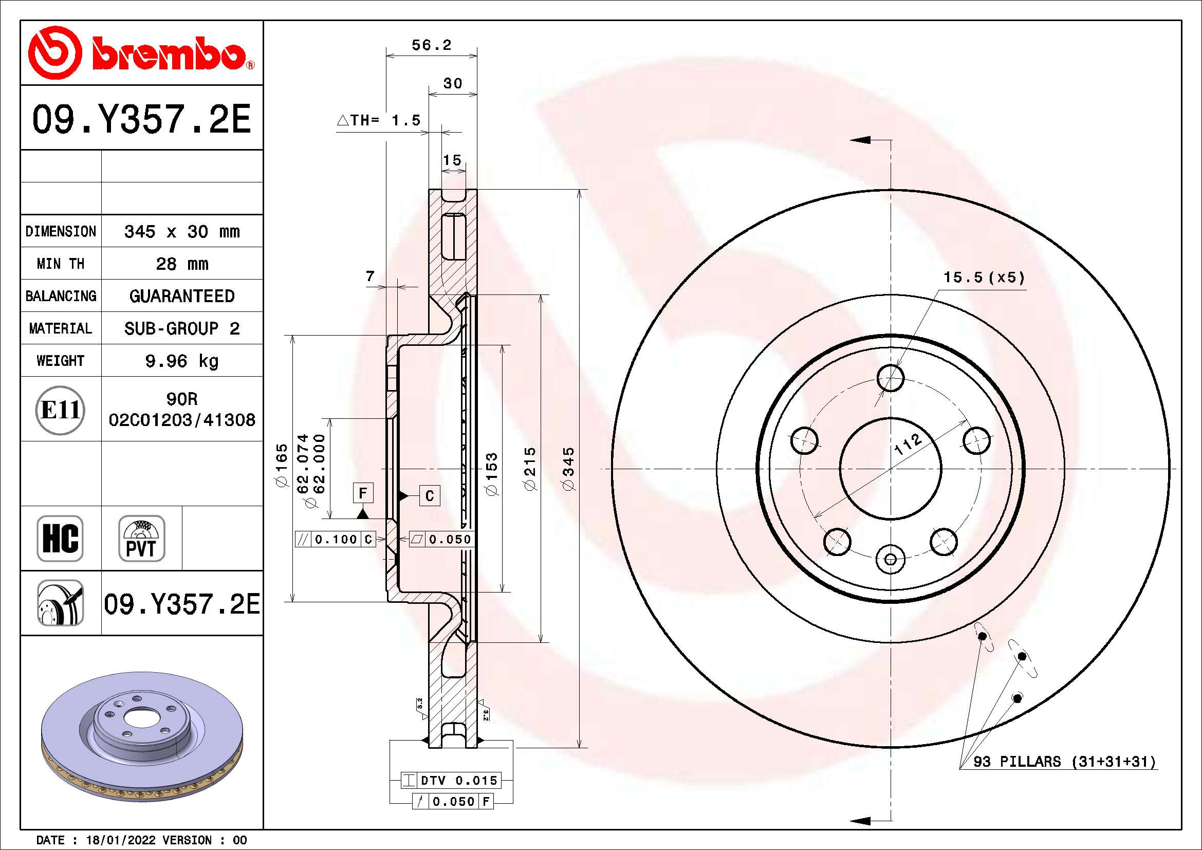 BREMBO KT 08 005