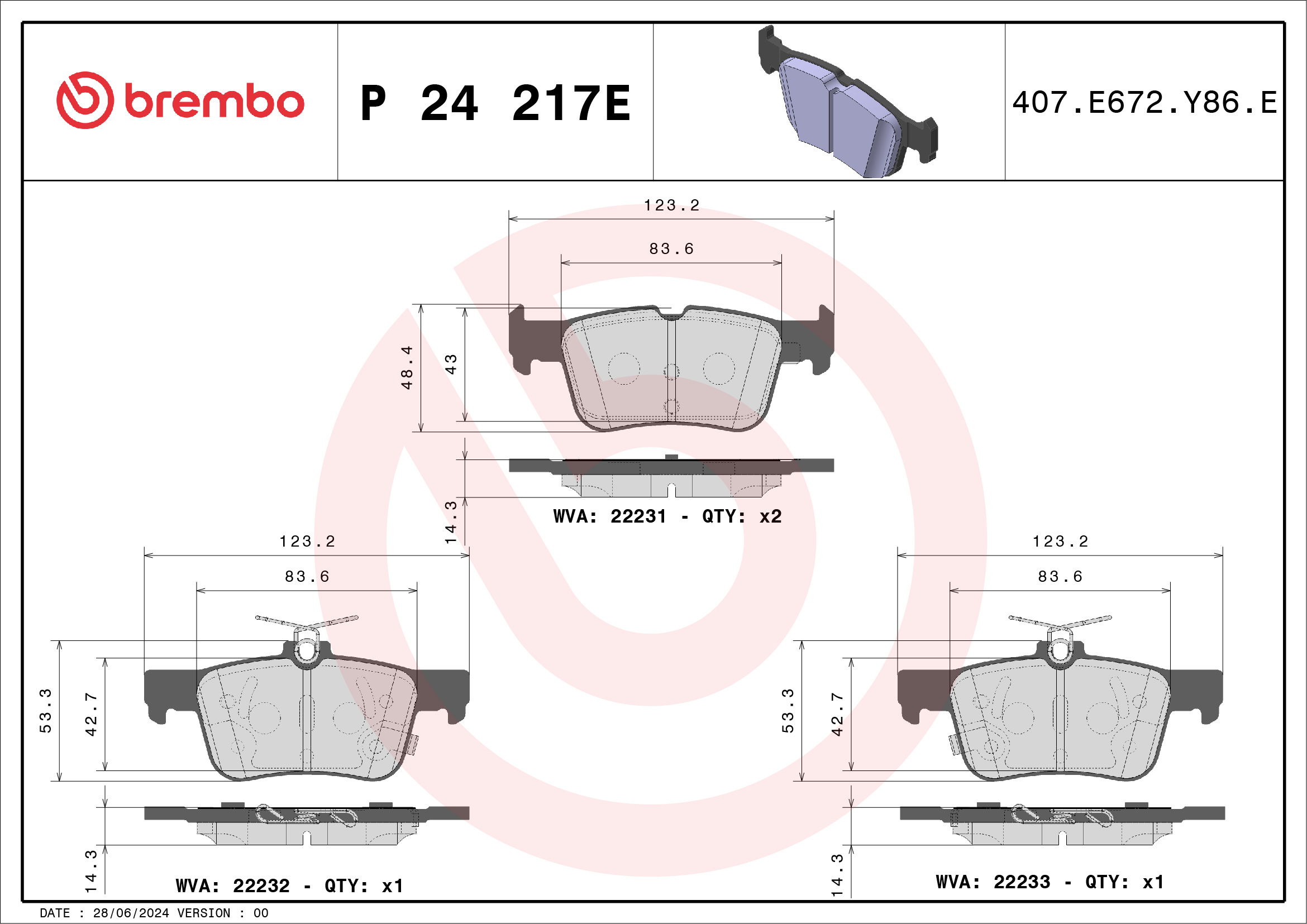 BREMBO P 24 217E