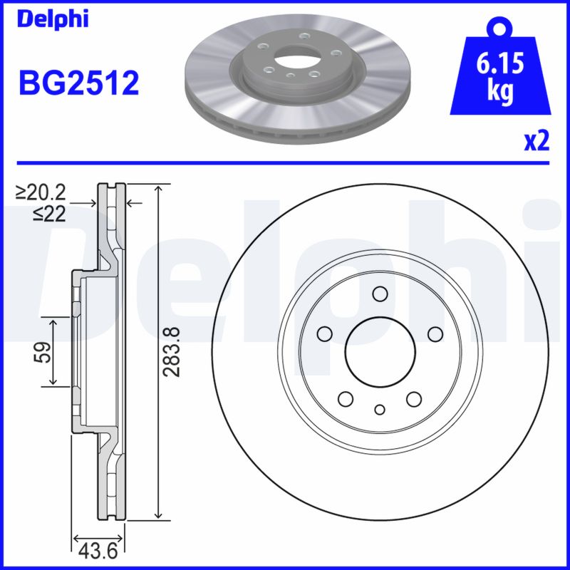 DELPHI BG2512