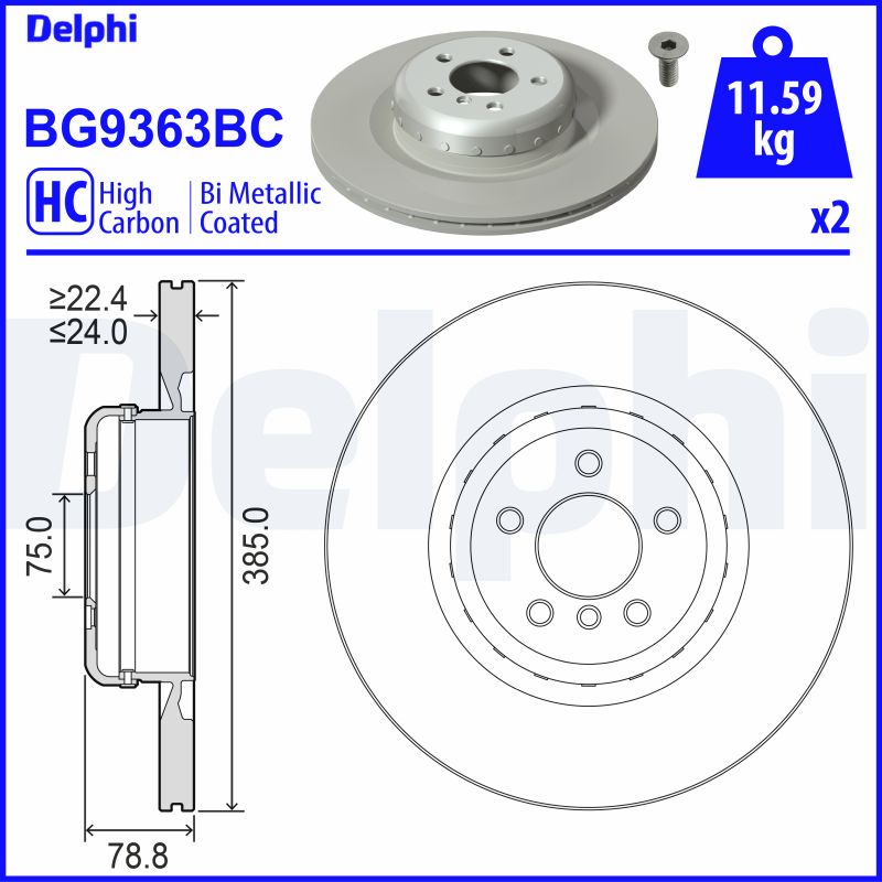 DELPHI BG9363BC