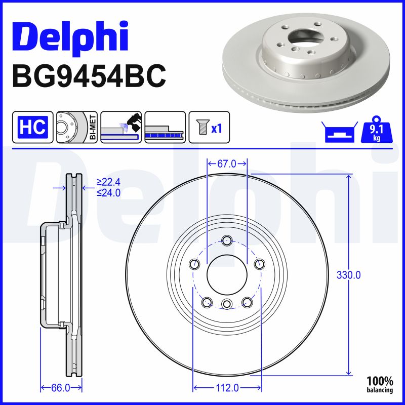DELPHI BG9454BC