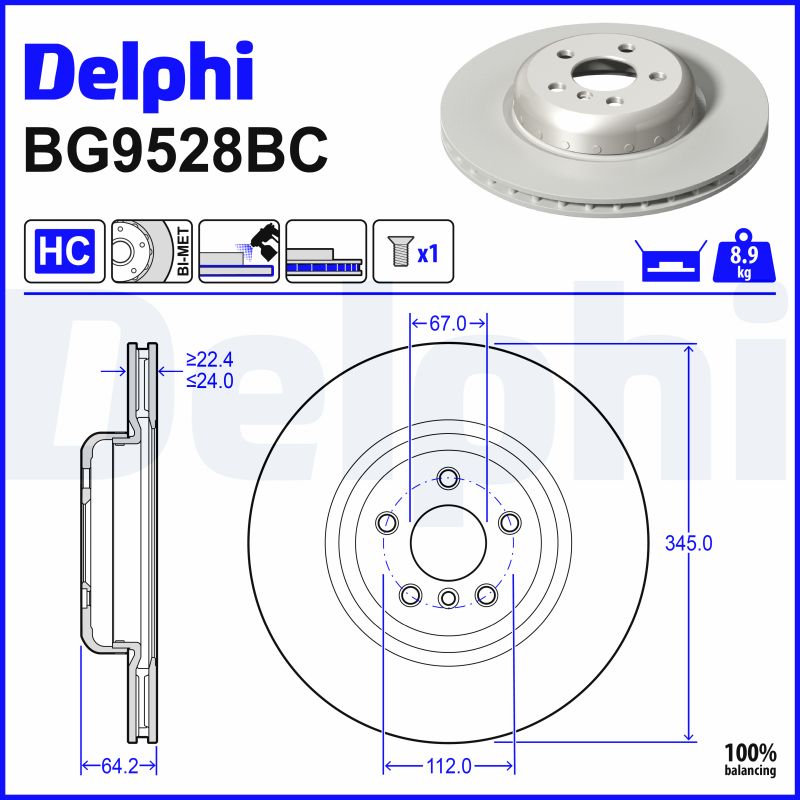 DELPHI BG9528BC