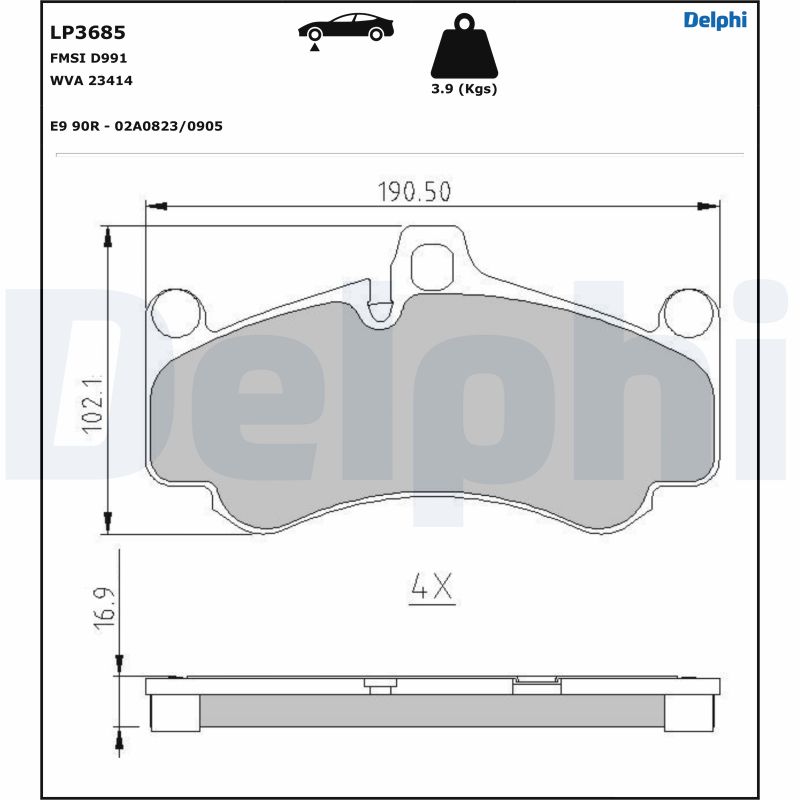 DELPHI LP3685