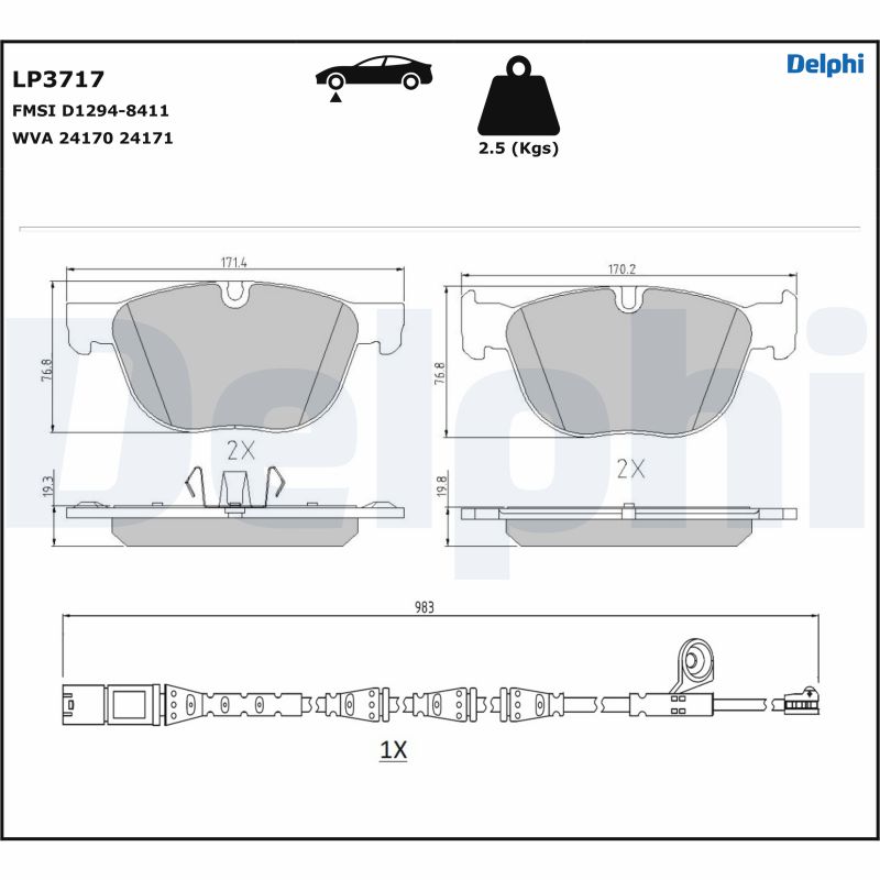 DELPHI LP3717