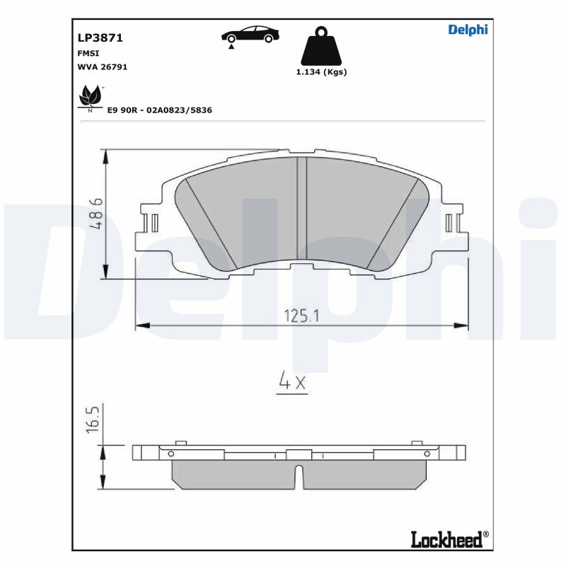 DELPHI LP3871