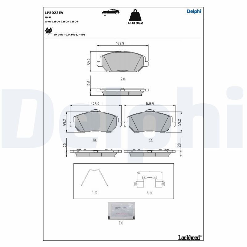 DELPHI LP5023EV