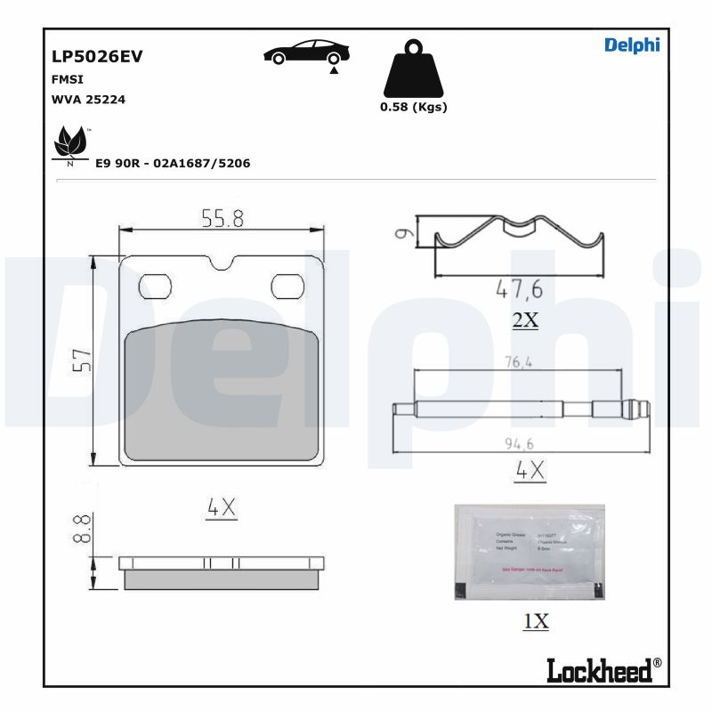 DELPHI LP5026EV