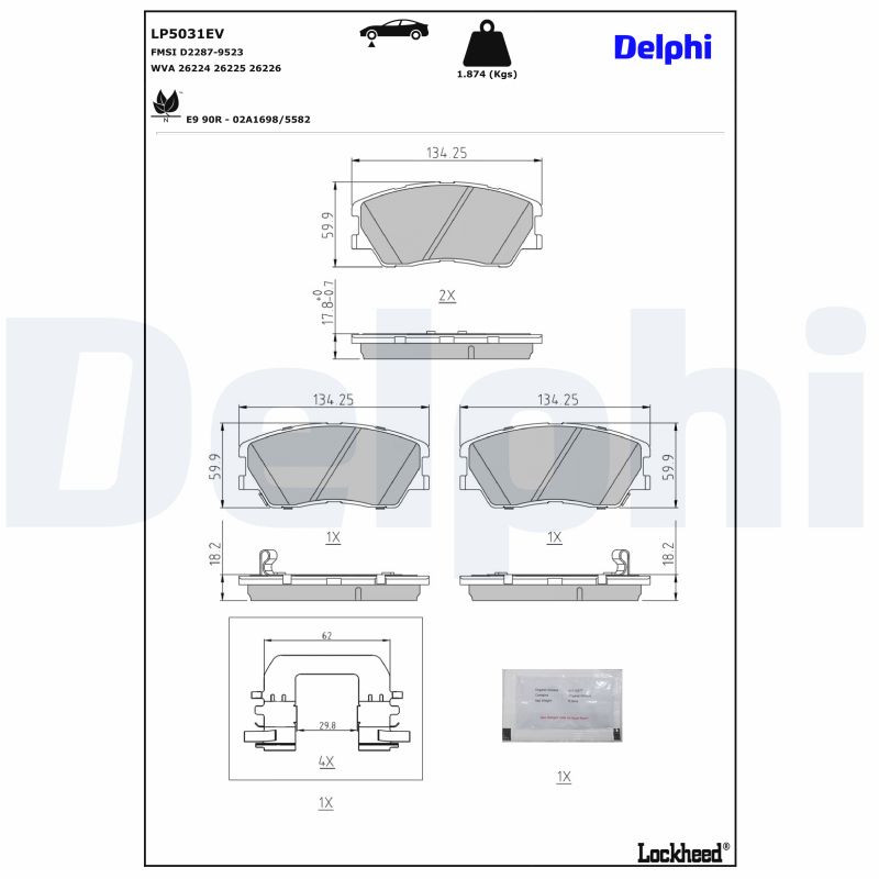 DELPHI LP5031EV