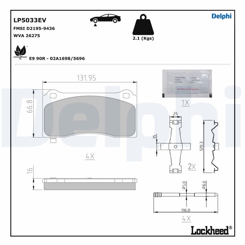 DELPHI LP5033EV