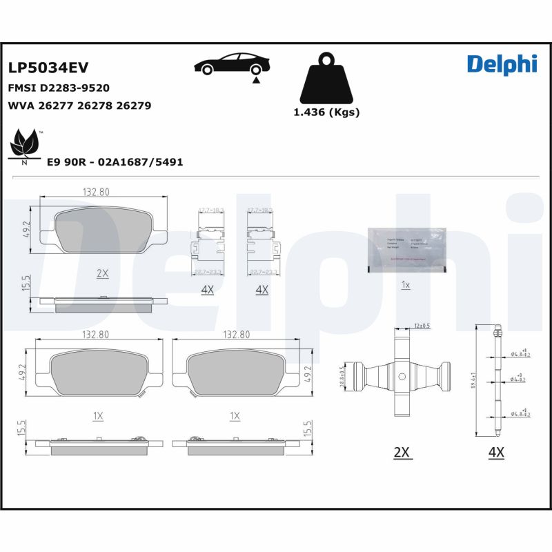 DELPHI LP5034EV