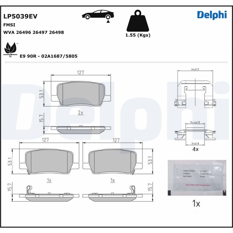 DELPHI LP5039EV
