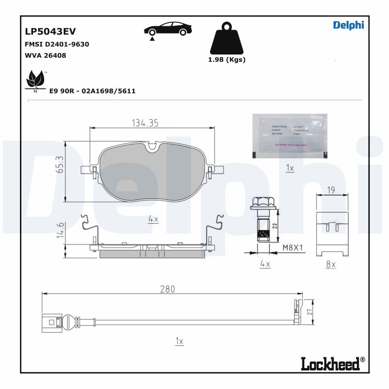DELPHI LP5043EV