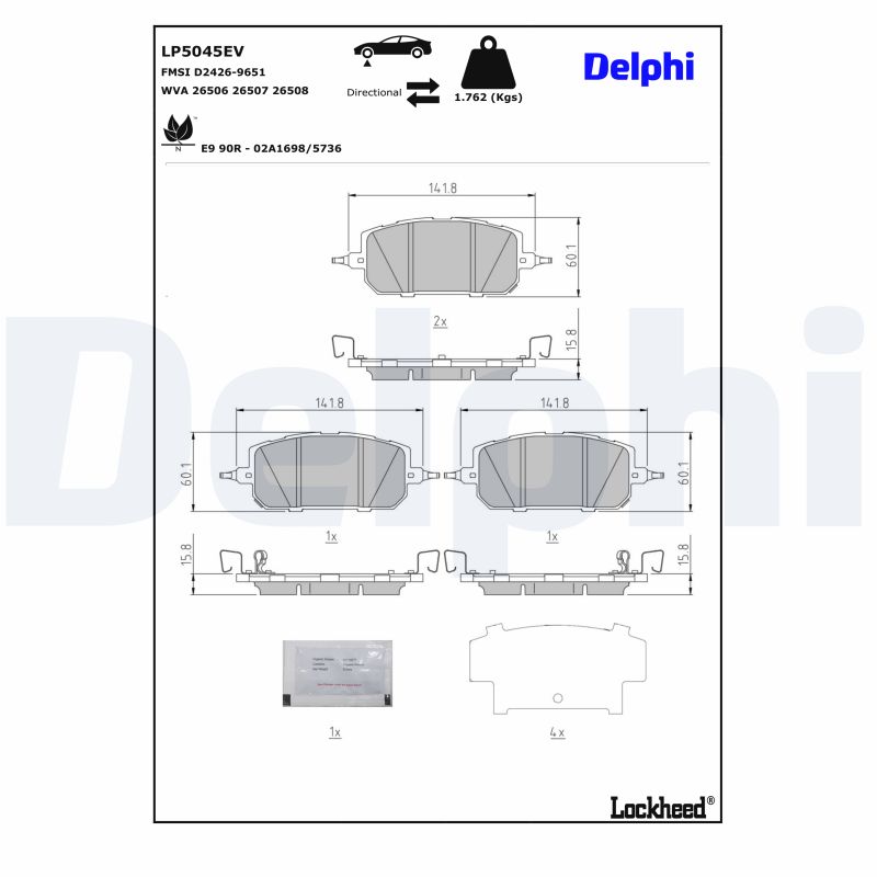 DELPHI LP5045EV