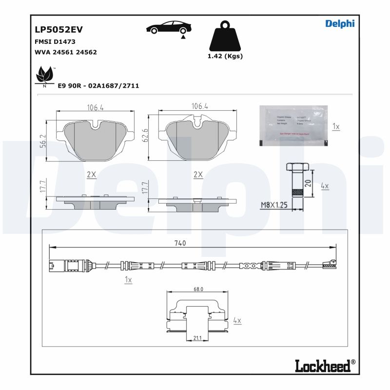DELPHI LP5052EV