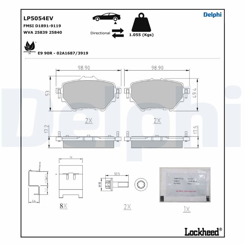 DELPHI LP5054EV