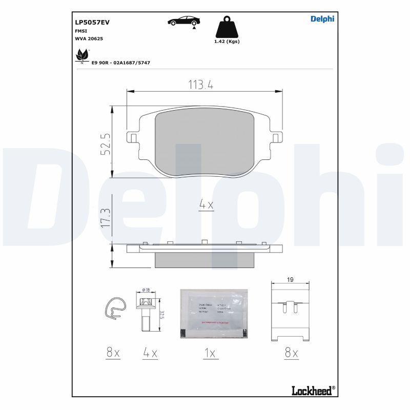 DELPHI LP5057EV