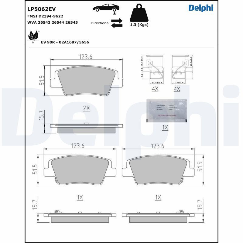 DELPHI LP5062EV