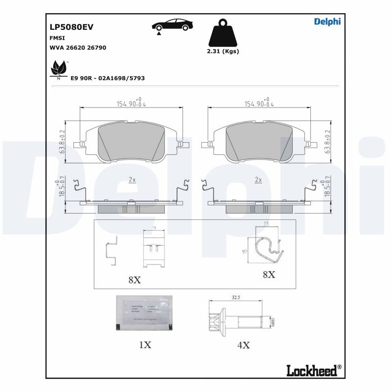 DELPHI LP5080EV