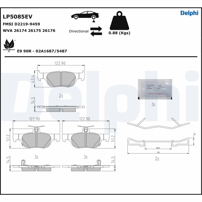 DELPHI LP5085EV