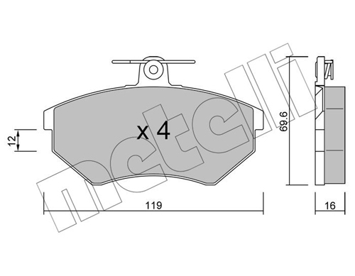METELLI 22-0050-0