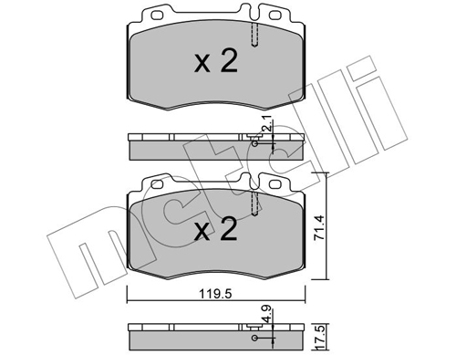 METELLI 22-0563-5