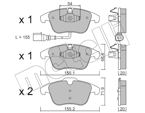 METELLI 22-0675-1