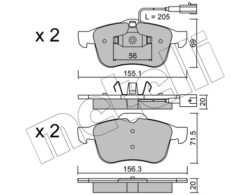 METELLI 22-0703-0