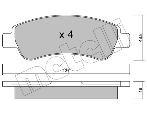 METELLI 22-0710-0