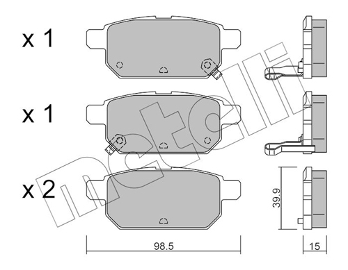 METELLI 22-0915-0
