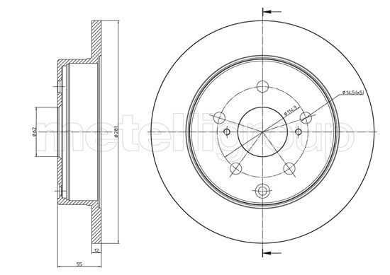 METELLI 23-1012C