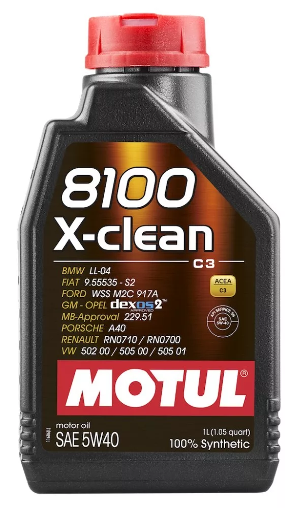 MOTUL 8100 X-CLEAN 5W-40 1L