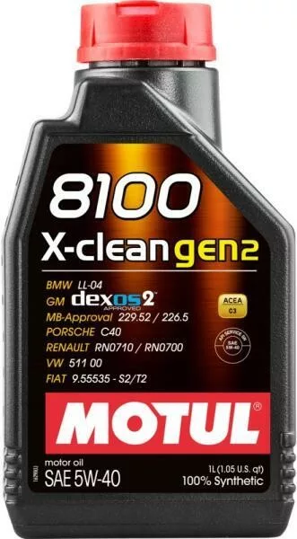MOTUL 8100 X-CLEAN GEN2 5W-40 1L