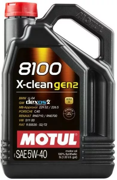 MOTUL 8100 X-CLEAN GEN2 5W-40 5L