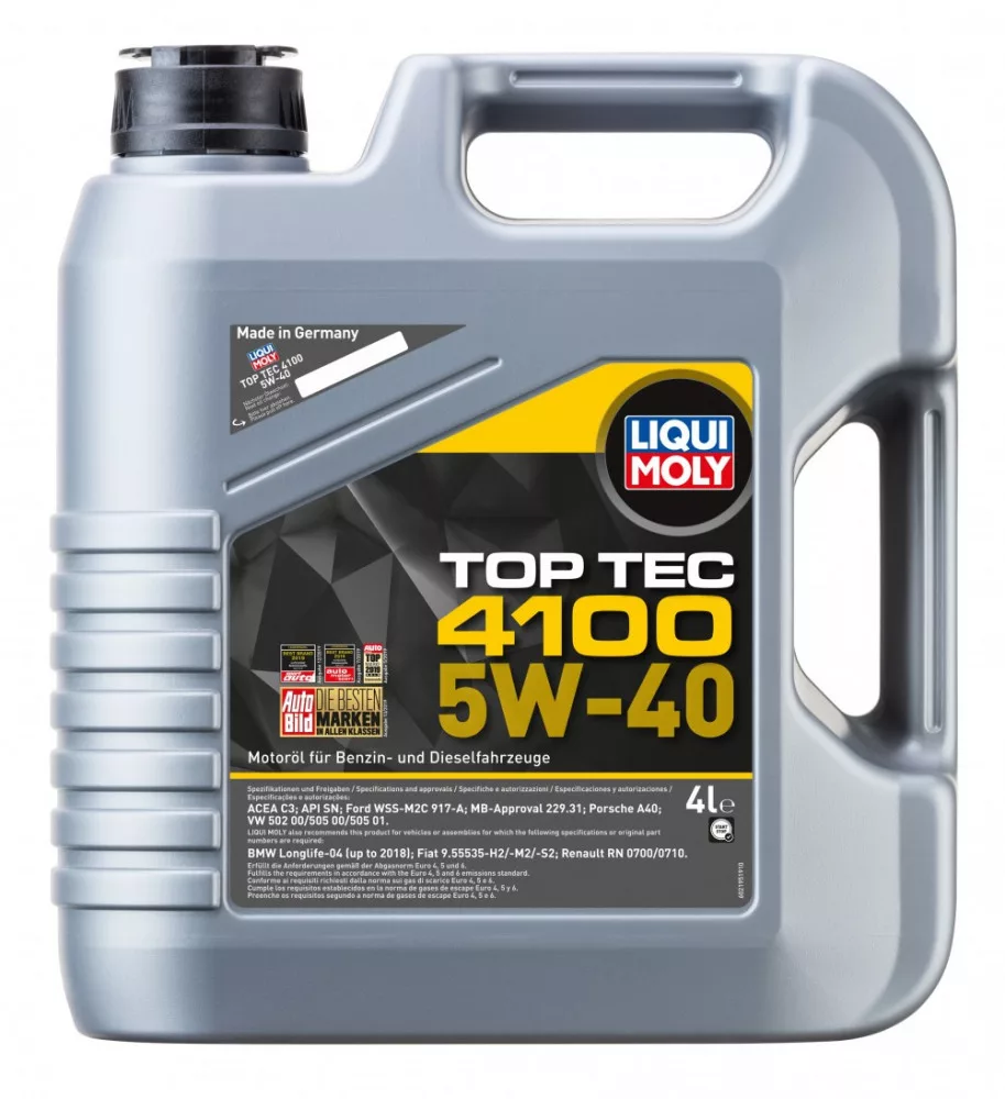 LIQUI MOLY TOP TEC 4100 5W-40 4L