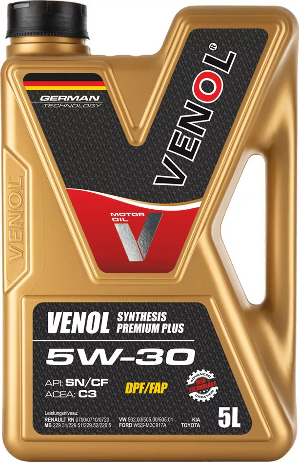 VENOL SYNT.PREMIUM PLUS 5W30 C3 5L